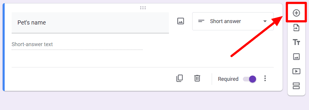 Image accompanying: Step 2: Create fields for pet’s and owner’s names