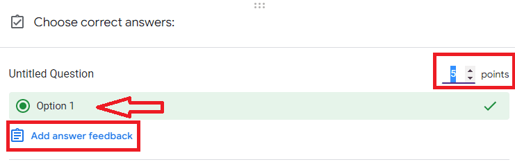Image accompanying: Step 3: Create your quiz and answer key