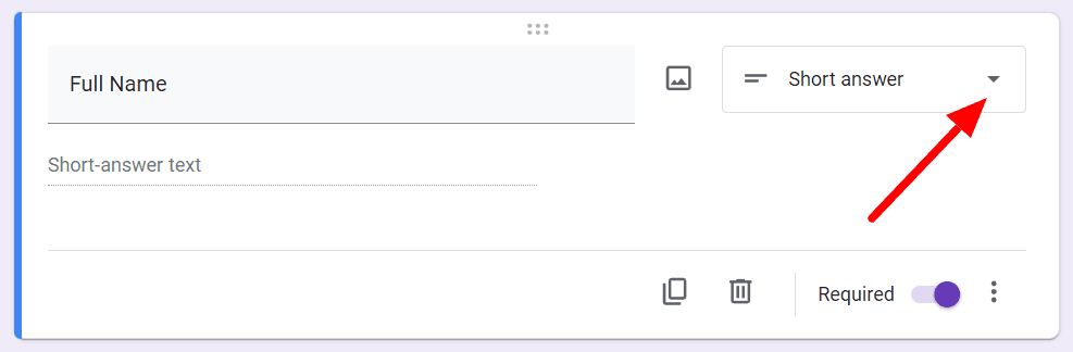 Image accompanying: Step 2: Include questions for personal information