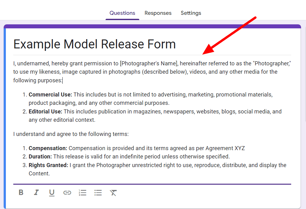 Image accompanying: Step 1: Create a new Google Form
