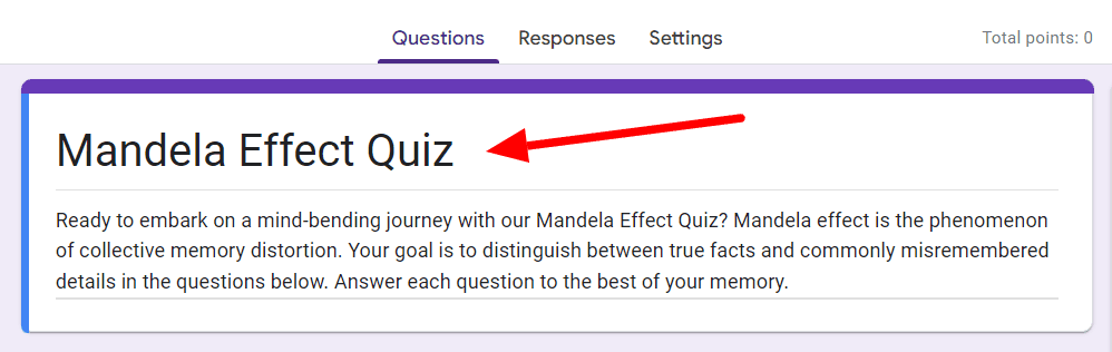 Image accompanying: Step 2: Explain Mandela Effect in quiz description