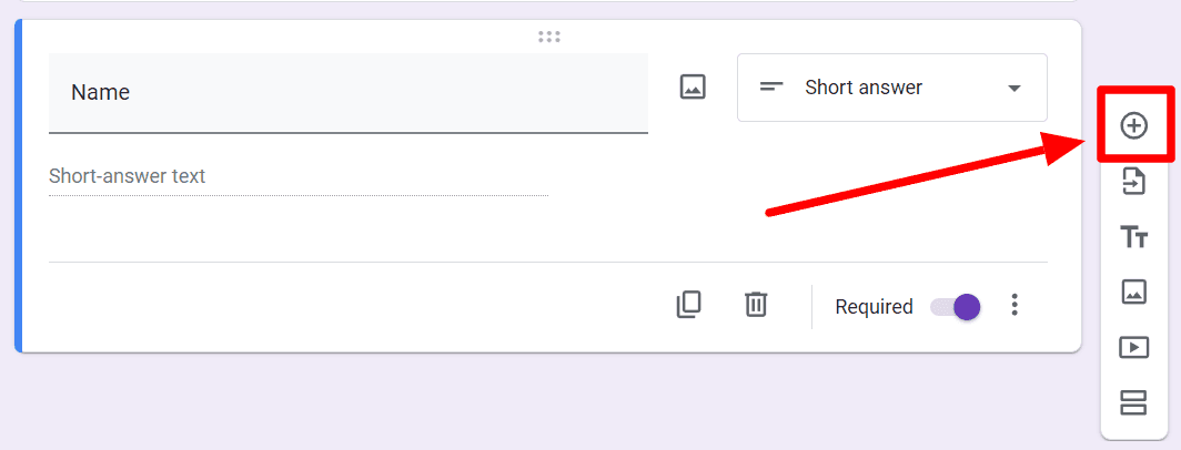 Image accompanying: Step 2: Add a field to enter personal details as needed