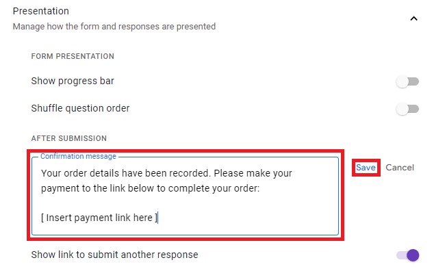 Image accompanying: Step 4: Link to a payment service