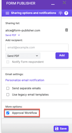 Image accompanying: Step 2: Enable Approval Workflow