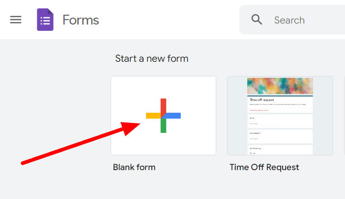 Image accompanying: Step 1: Create your Google Form