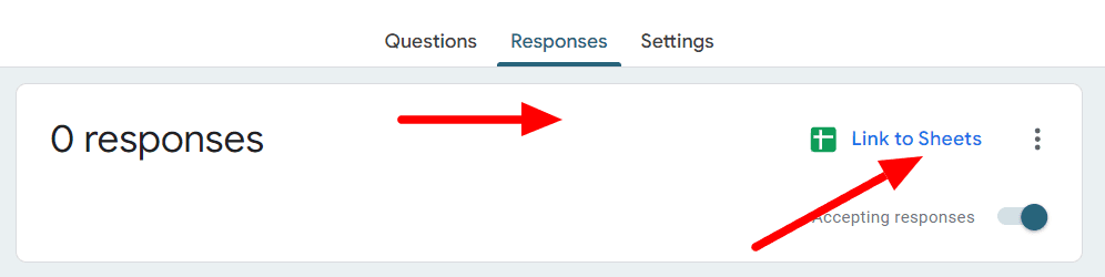 Image accompanying: Step 6: Connect form to your attendance Google Sheet