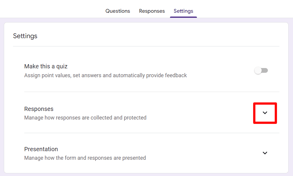 Image accompanying: Step 4: Change your multiple-choice grid settings