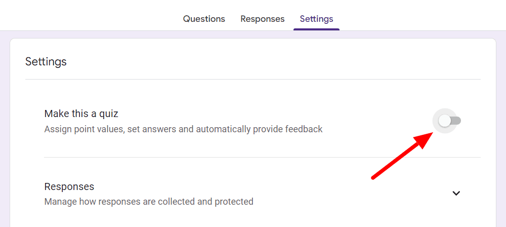 Image accompanying: Step 1: Create a Google Form quiz