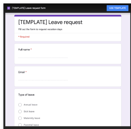 Image accompanying: Step 1: Sign in to Google Forms and create a form