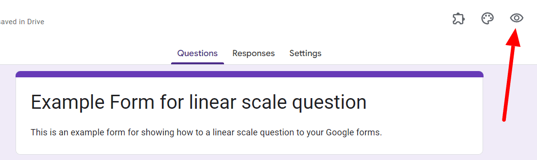 Image accompanying: Step 4: Create your Google Form linear scale question labels