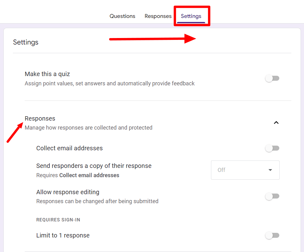 Image accompanying: Step 3: Set up the form settings