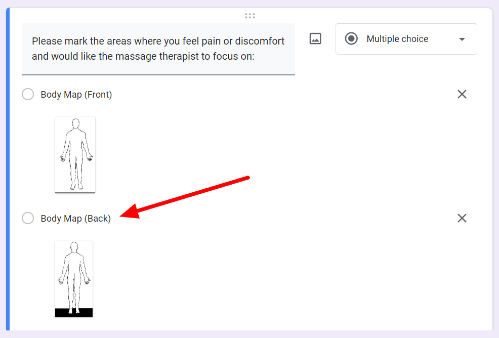 Image accompanying: Step 4: Add a field to mention areas of concern