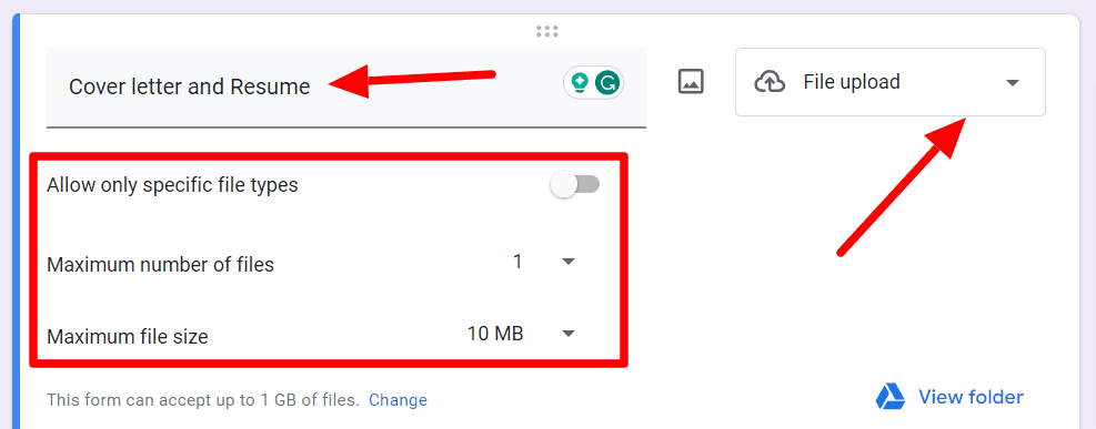 Image accompanying: File upload questions