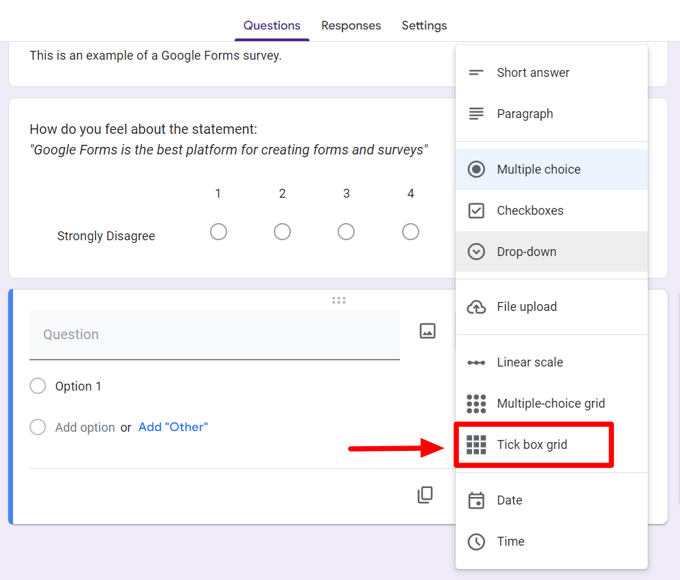 How to Use Checkbox Grid in Google Forms