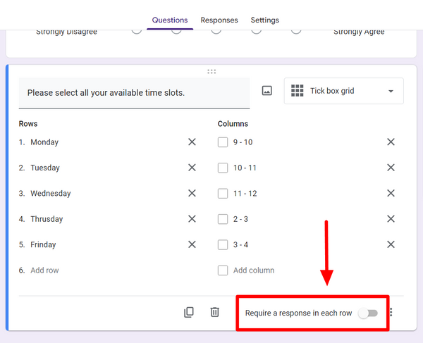 How to Use Checkbox Grid in Google Forms