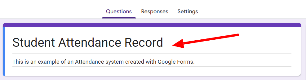 Thay đổi định dạng câu hỏi trên Google Forms